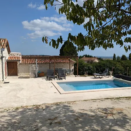 Maison Familiale Avec Piscine Privée Et Grand Jardin - Fr-1-653-266 Magnac-Lavalette-Villars